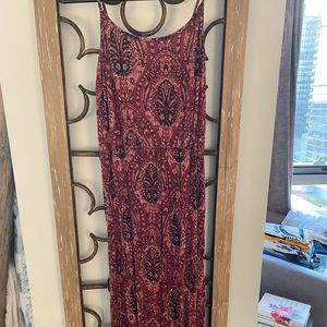 Spaghetti strap maxi dress
